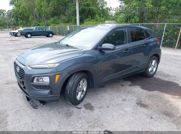 KM8K12AA0LU473365 2020 HYUNDAI KONA Dark Blue Front left
