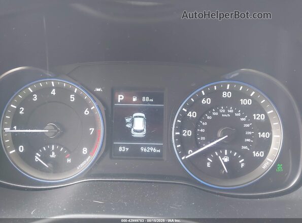 KM8K1CAA2LU418213 2020 HYUNDAI KONA Black Հետևի նստատեղերի տեսք