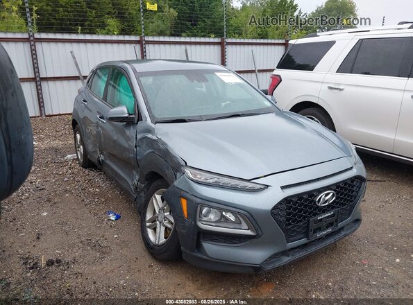 KM8K1CAAXMU627488 2021 HYUNDAI KONA Gray Вид задньої частини салону
