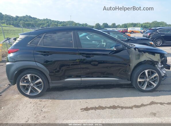 KM8K33A56MU705472 2021 HYUNDAI KONA Black Սալոնի 360 աստիճան տեսք