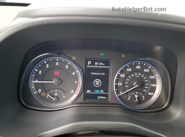 KM8K3CABXPU960250 2023 HYUNDAI KONA Black Вид щитка приладів