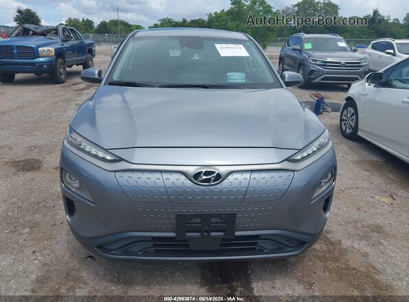 KM8K53AG2MU124787 2021 HYUNDAI KONA ELECTRIC Gray Vista del cuadro de instrumentos