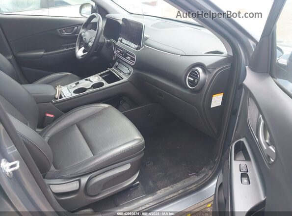 KM8K53AG2MU124787 2021 HYUNDAI KONA ELECTRIC Gray Vista interior delantera