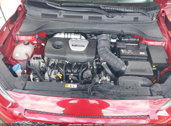 KM8K5CA56MU742791 2021 HYUNDAI KONA Red Rear view
