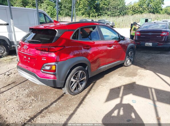 KM8K5CA56MU742791 2021 HYUNDAI KONA Red Rear right