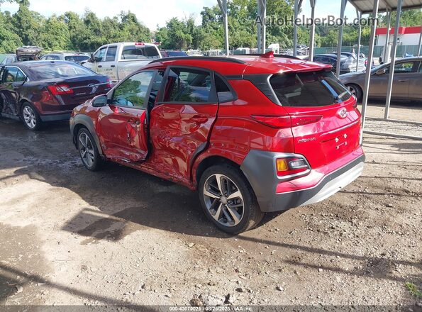 KM8K5CA56MU742791 2021 HYUNDAI KONA Red Rear left