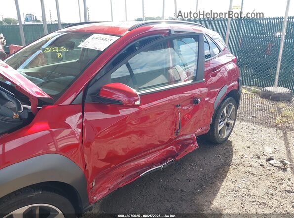 KM8K5CA56MU742791 2021 HYUNDAI KONA Red Front view