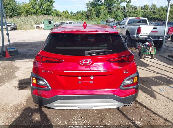 KM8K5CA56MU742791 2021 HYUNDAI KONA Red 