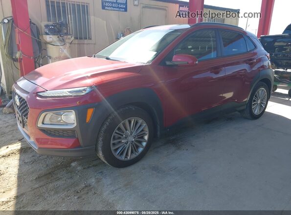KM8K62AA0LU573399 2020 HYUNDAI KONA Красный Передняя левая четверть