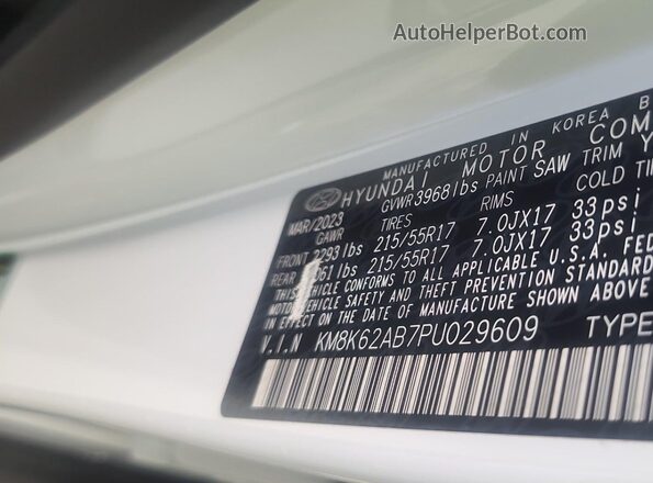 KM8K62AB7PU029609 2023 HYUNDAI KONA  
