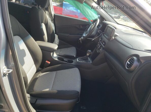 KM8K6CAA4MU684318 2021 HYUNDAI KONA Gray Սալոնի դիմացի տեսք