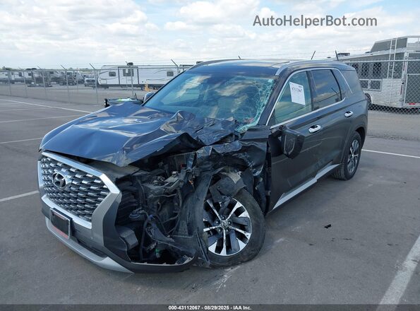 KM8R2DHE4LU068951 2020 HYUNDAI PALISADE Blue Front view