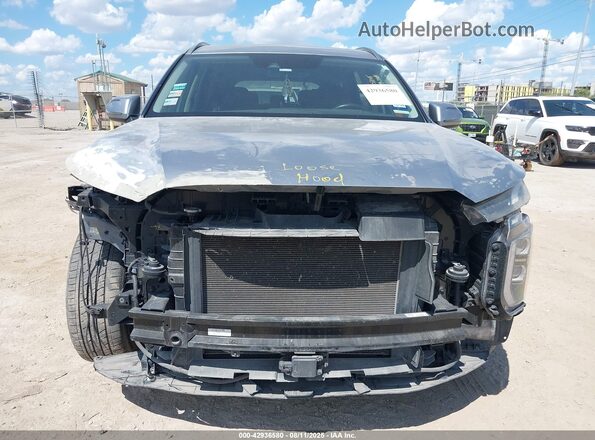 KM8R44HE3LU029729 2020 HYUNDAI PALISADE Gray Vista interior trasera