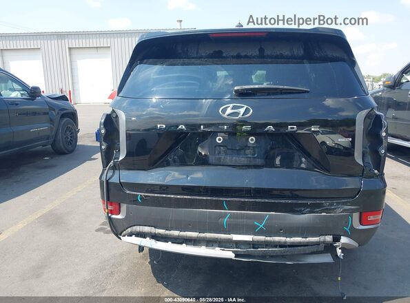 KM8R4DHE8LU089618 2020 HYUNDAI PALISADE Black Front view