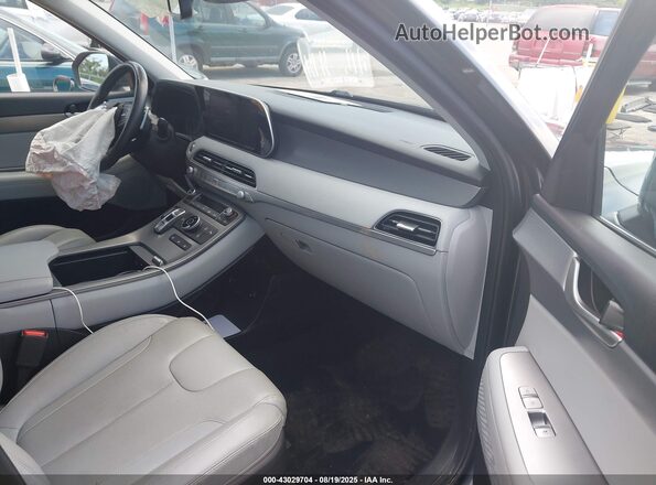 KM8R4DHEXLU077602 2020 HYUNDAI PALISADE Gray Vista interior delantera
