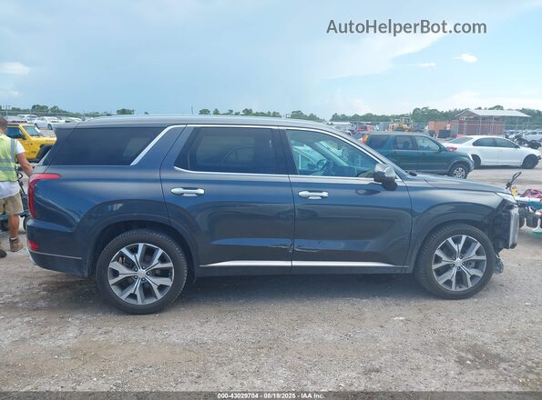 KM8R4DHEXLU077602 2020 HYUNDAI PALISADE Gray Vista interior trasera