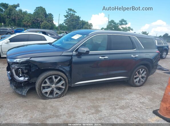 KM8R4DHEXLU077602 2020 HYUNDAI PALISADE Gray Vista interior de 360 grados