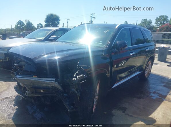 KM8R54HE9LU169930 2020 HYUNDAI PALISADE Black Widok wnętrza 360 stopni