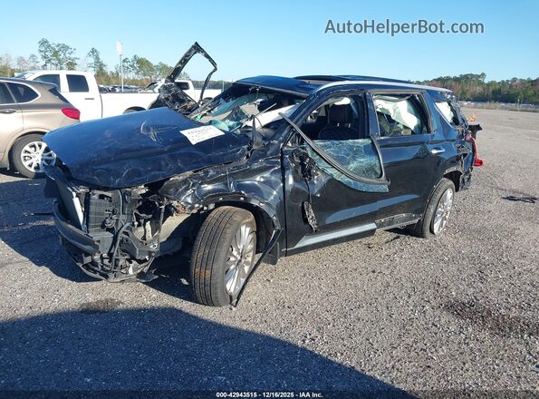 KM8R5DHE3LU120593 2020 HYUNDAI PALISADE Black Передня ліва чверть