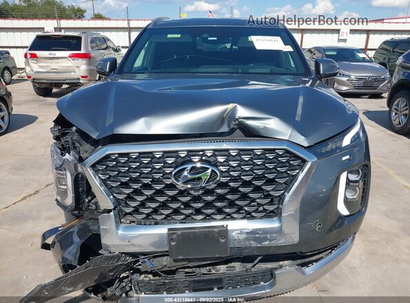 KM8R74HE4MU281689 2021 HYUNDAI PALISADE Gray 