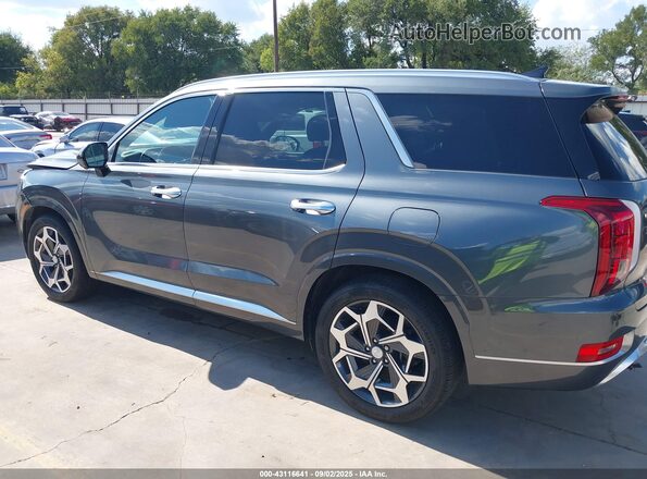 KM8R74HE4MU281689 2021 HYUNDAI PALISADE Gray 