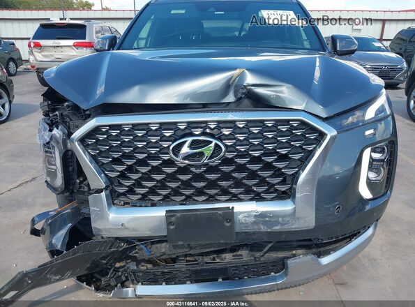KM8R74HE4MU281689 2021 HYUNDAI PALISADE Gray 