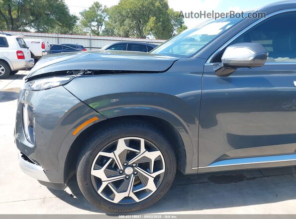KM8R74HE4MU281689 2021 HYUNDAI PALISADE Gray 