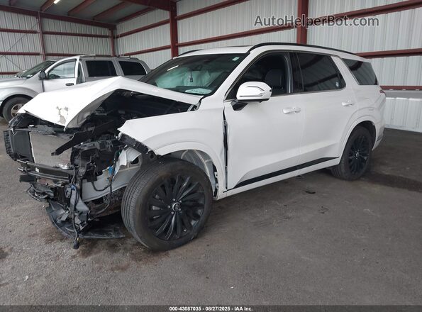 KM8R7DGEXRU707572 2024 HYUNDAI PALISADE White Передня ліва чверть