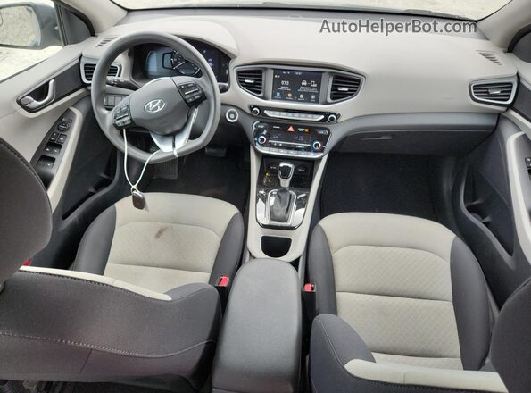 KMHC65LC1HU023933 2017 HYUNDAI IONIQ Gray 