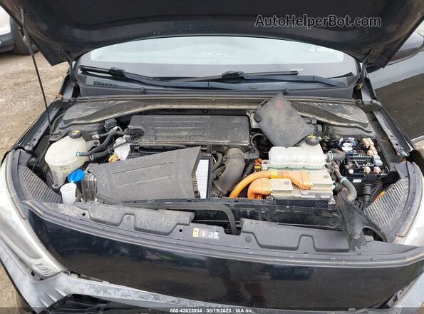 KMHC65LD8KU137637 2019 HYUNDAI IONIQ PLUG-IN HYBRID Черный Вид сзади
