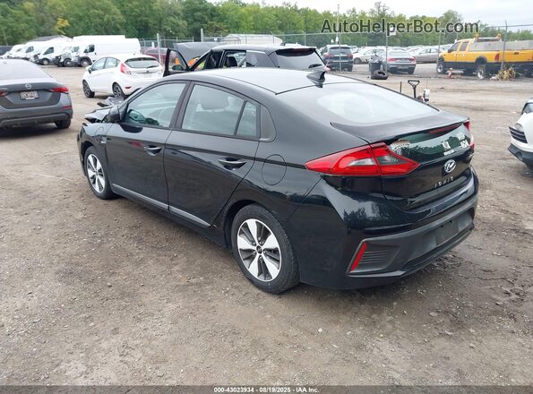 KMHC65LD8KU137637 2019 HYUNDAI IONIQ PLUG-IN HYBRID Черный Задняя левая четверть