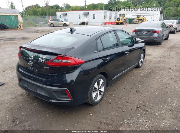 KMHC65LD8KU137637 2019 HYUNDAI IONIQ PLUG-IN HYBRID Черный Задняя правая четверть