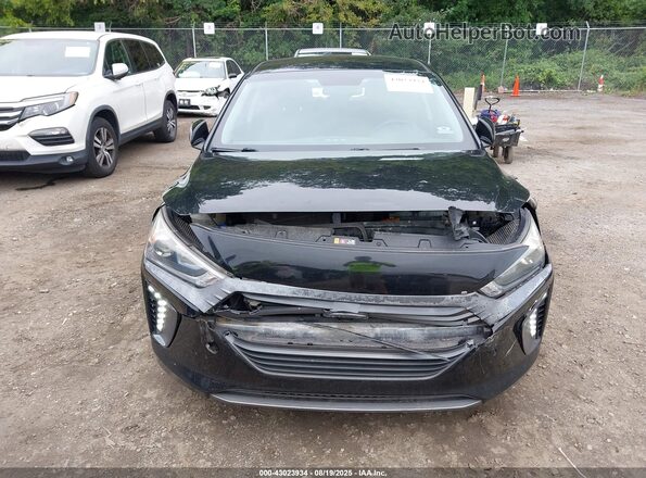 KMHC65LD8KU137637 2019 HYUNDAI IONIQ PLUG-IN HYBRID Черный Вид задней части салона