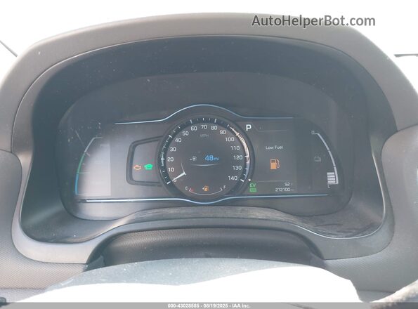 KMHC85LC1HU051838 2017 HYUNDAI IONIQ HYBRID White 