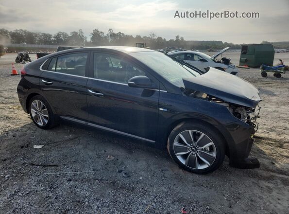 KMHC85LC3HU045927 2017 HYUNDAI IONIQ Черный 