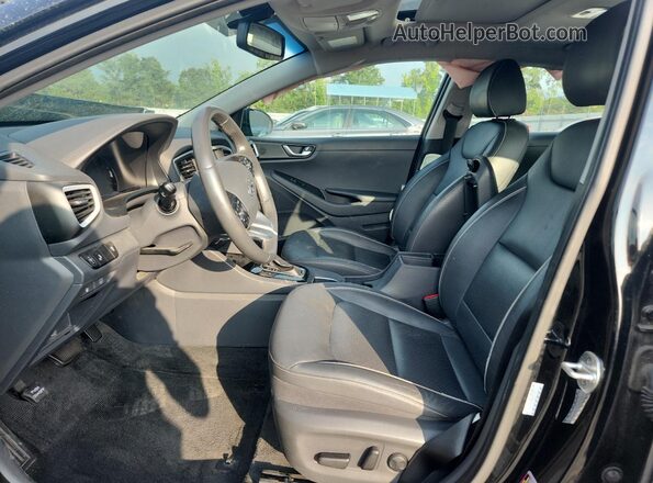 KMHC85LC3HU045927 2017 HYUNDAI IONIQ Черный 