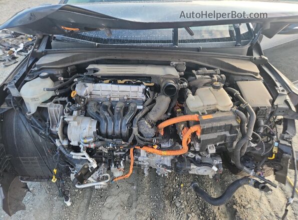 KMHC85LC3HU045927 2017 HYUNDAI IONIQ Черный 