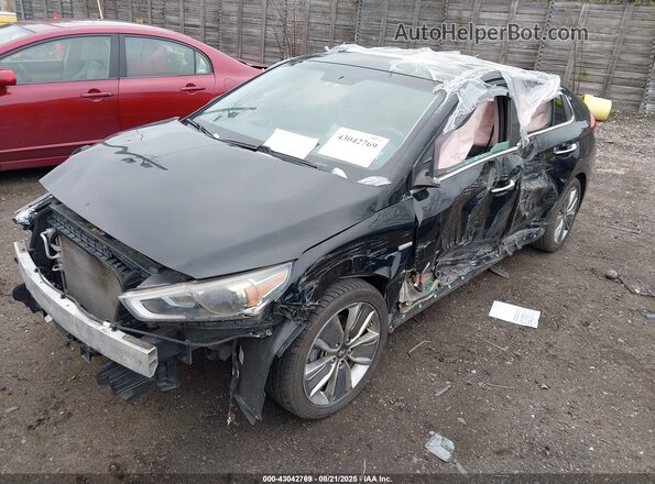KMHC85LCXHU031619 2017 HYUNDAI IONIQ HYBRID Black 
