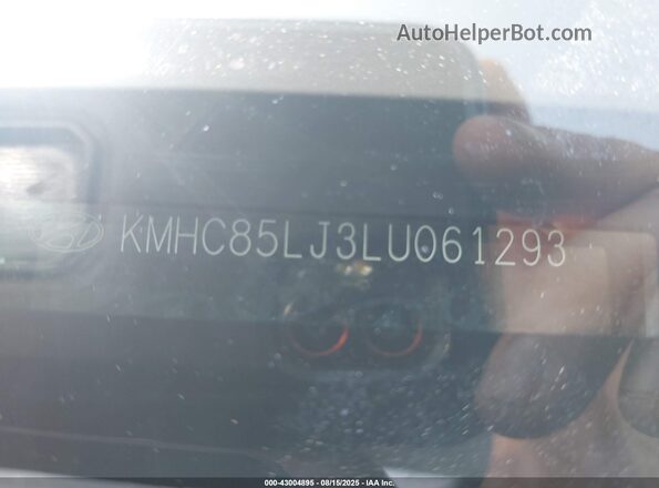 KMHC85LJ3LU061293 2020 HYUNDAI IONIQ ELECTRIC Gray Вид підкапотного простору