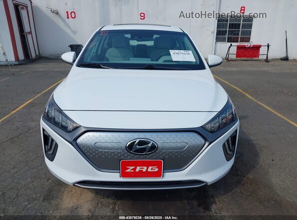 KMHC85LJ3LU072522 2020 HYUNDAI IONIQ ELECTRIC White Widok zestawu wskaźników