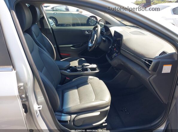 KMHC85LJXMU081932 2021 HYUNDAI IONIQ ELECTRIC Silver Widok wnętrza z przodu