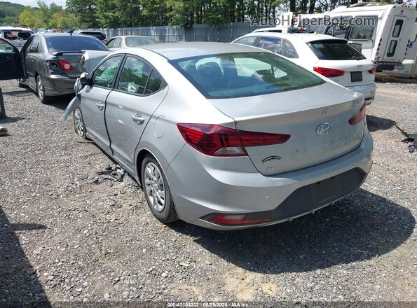 KMHD74LF2LU079071 2020 HYUNDAI ELANTRA Silver Trasero izquierdo