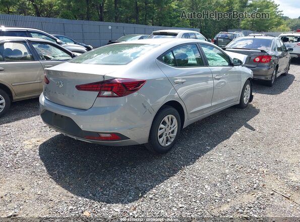 KMHD74LF2LU079071 2020 HYUNDAI ELANTRA Silver Trasero derecho