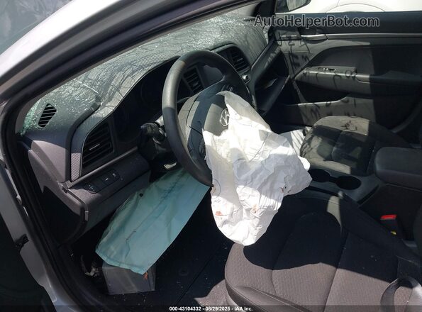 KMHD74LF2LU079071 2020 HYUNDAI ELANTRA Silver Vista interior delantera