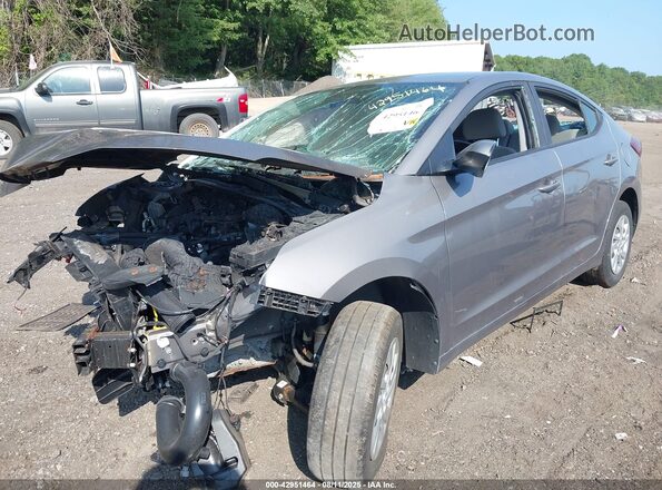 KMHD74LF6LU955835 2020 HYUNDAI ELANTRA Gray Առջևի ձախ երեք քառորդ տեսարան