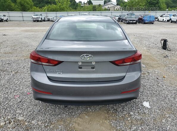 KMHD74LFXJU608991 2018 HYUNDAI ELANTRA Серый 