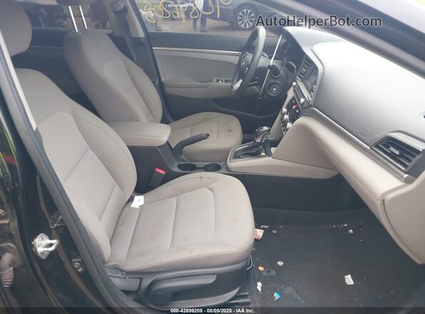 KMHD74LFXLU936236 2020 HYUNDAI ELANTRA Black Вид салону спереду