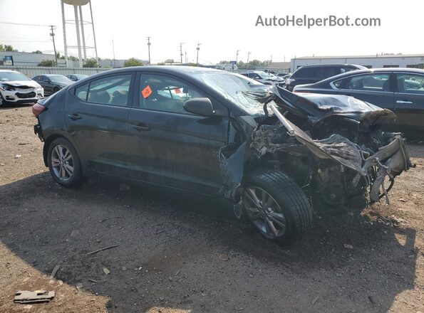 KMHD84LF2JU620873 2018 HYUNDAI ELANTRA Black 