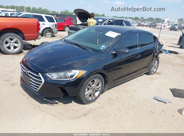 KMHD84LF4JU612810 2018 HYUNDAI ELANTRA Black 