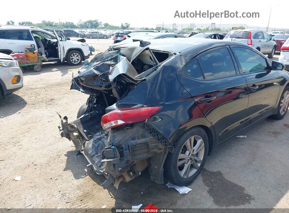 KMHD84LF4JU612810 2018 HYUNDAI ELANTRA Black 